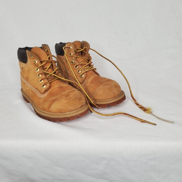 31) TIMBERLAND Boots Kid's Sz. 12 Toddler - Picture 5 of 6